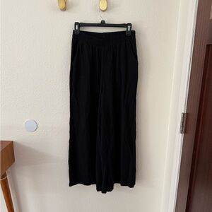 Black Wide-Leg Pants